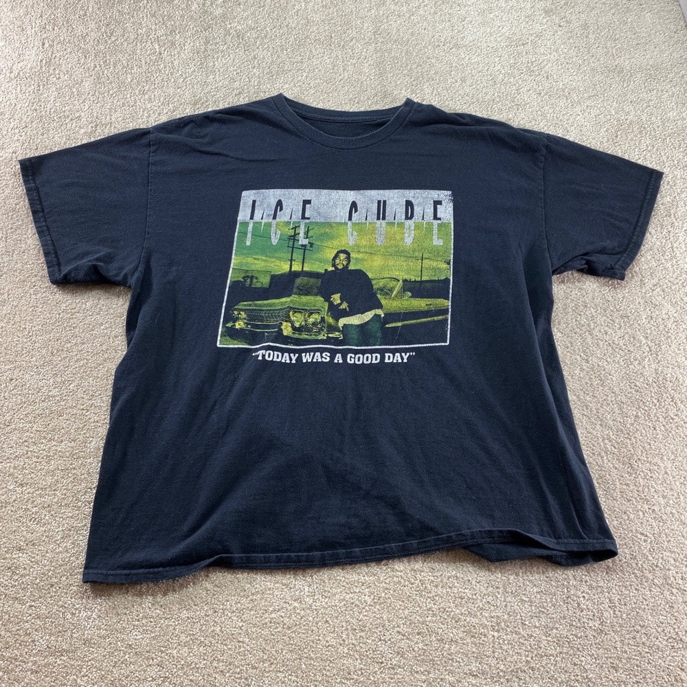 Ice Cube Shirt Mens XL Black Today Was A Good Day Hip Hop Graphic Tee